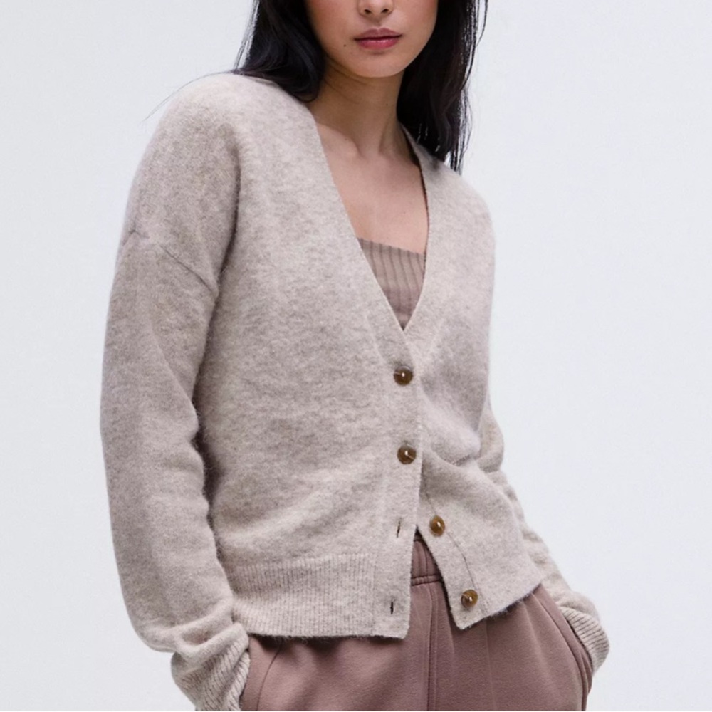 Lululemon Alpaca Wool-Blend Cardigan Sweater